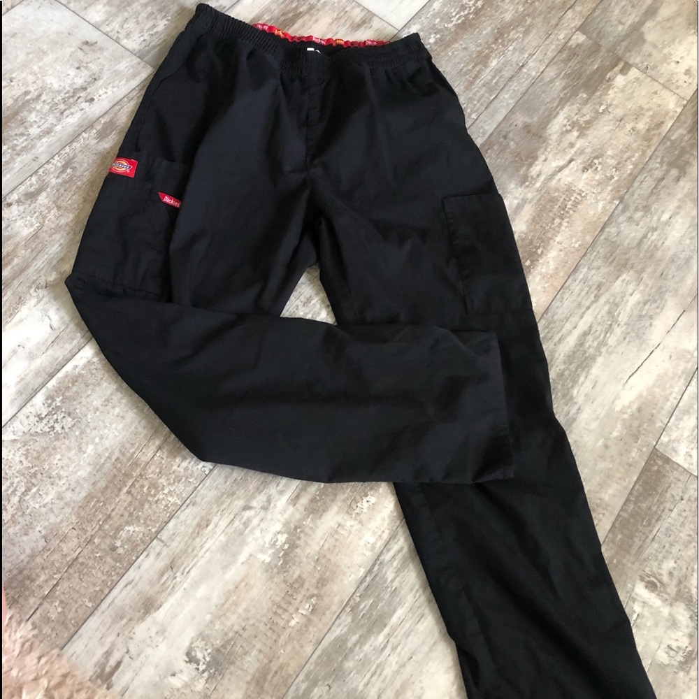 Dickies womens black scrub pants